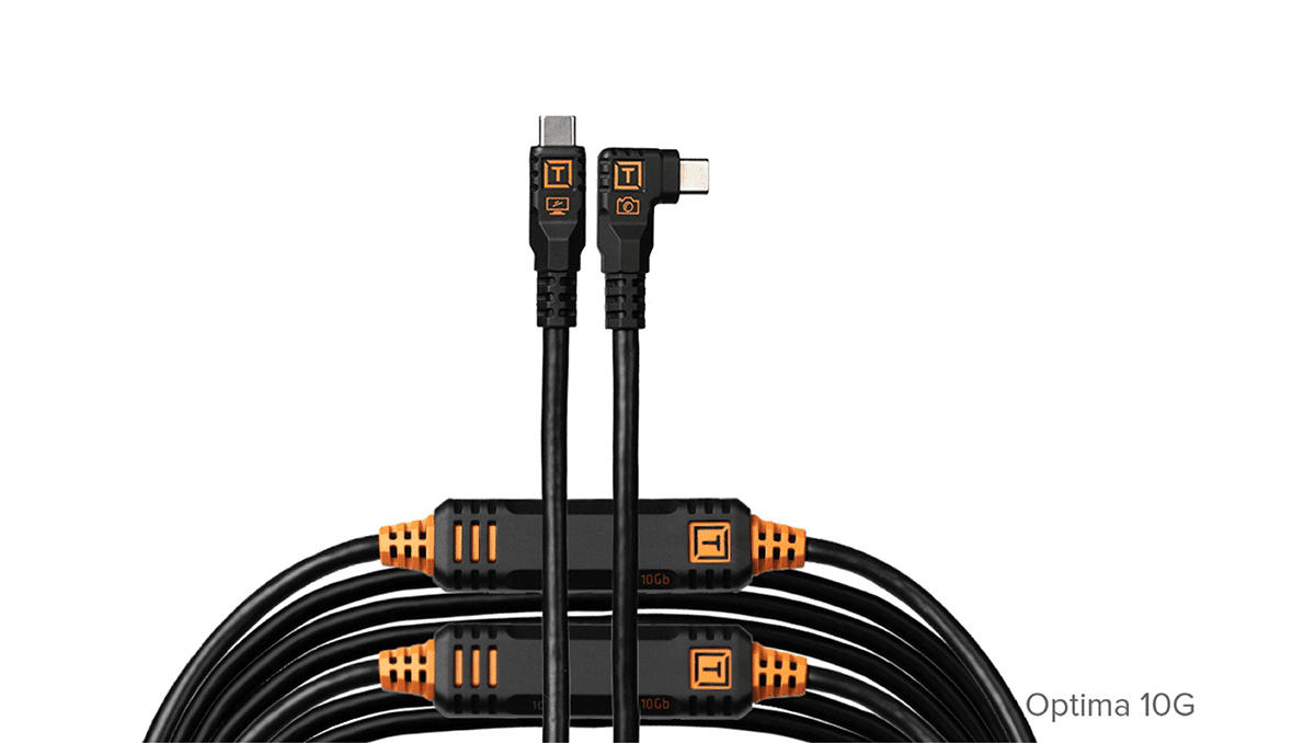 TetherPro Optima 10G USB-C, Straight to Right Angle Cable - Image 5