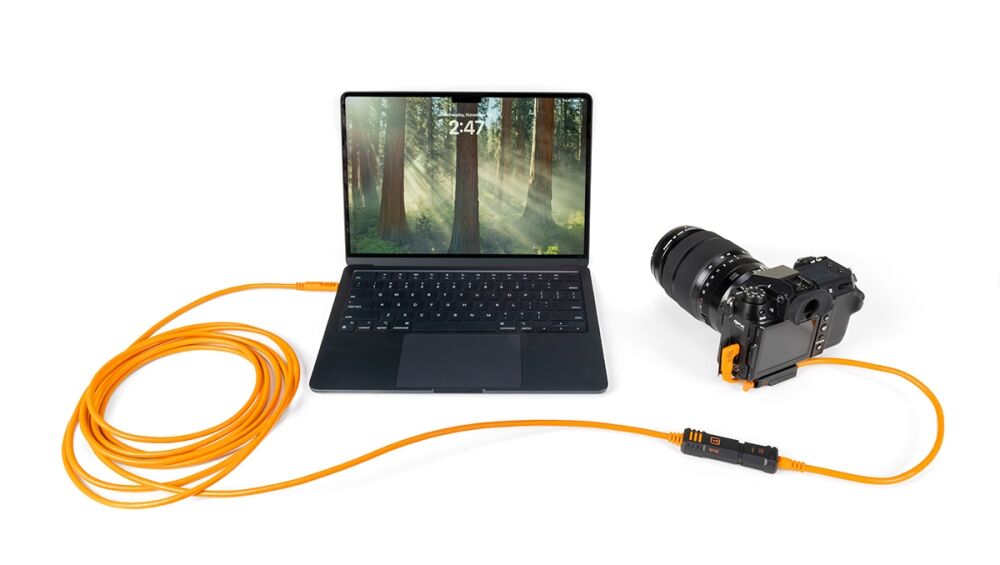 TetherPro Optima 10G USB-C 20” Straight to Right Angle Adapter - Image 5