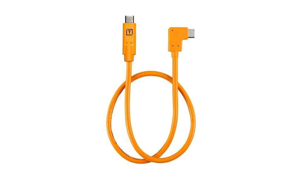 TetherPro Right Angle USB-C to USB-C Pigtail, 20" (50cm) - Image 2