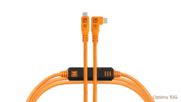 TetherPro Optima 10G USB-C, Straight to Right Angle Cable