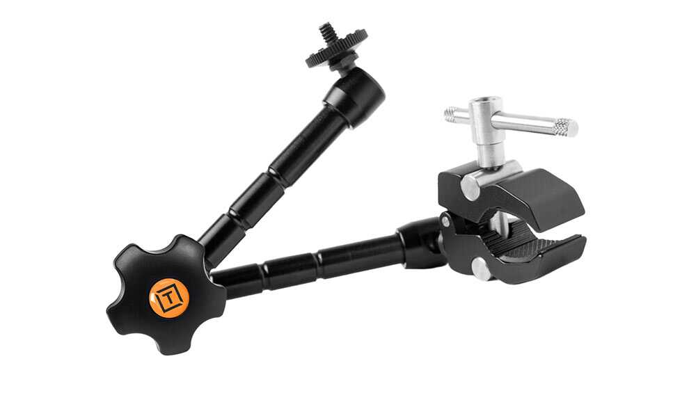 Rock Solid Articulating Arm with Hot Shoe 1/4″-20 Adapter - Image 3