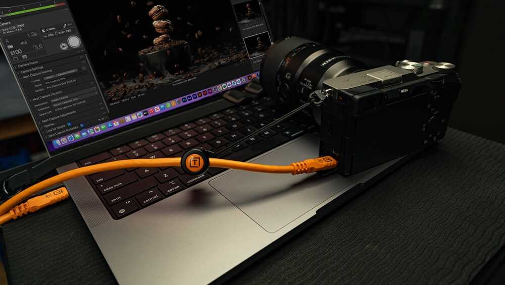 TetherPro Optima 10G USB-C, Straight to Straight Cable - Image 8
