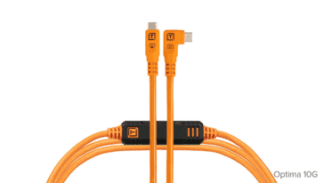 TetherPro Optima 10G USB-C, Straight to Right Angle Cable