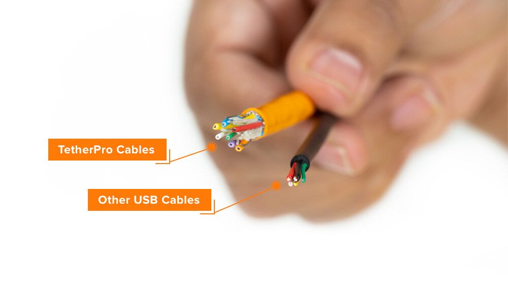 TetherPro VS Other USB Cables